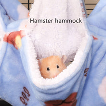 Load image into Gallery viewer, Flannel Hamster Hammock Rodent Hamster Bed House Three-tiered Suspensibility Hammock Sugar Glider Toys