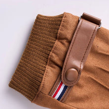 Load image into Gallery viewer, Cycling Warm Gloves For Men Suede Windproof Plush Gloves Touchscreen Outdoor Cycling Equipment Motorcycle Ski Gloves