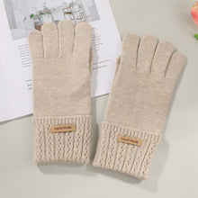 Load image into Gallery viewer, Women Knitted Gloves Thickened Anti-Slip Touchscreen Gloves Cycling Warm Gloves Winter Outdoor Windproof Equipment