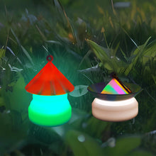 Load image into Gallery viewer, Multifunction Foldable Full Silicone Camping Lantern Remote-controlled Dimming Outdoor Tent Waterproof Ambient Light