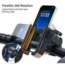 Load image into Gallery viewer, Bike Phone Holder for Motorcycle Treadmill 360° Rotatable Shockproof and Anti-shake Cycling Navigation Bracket