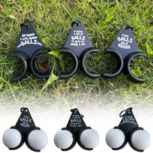 Load image into Gallery viewer, Creative Golf Ball Holder with Hook Funny Golf Ball Display Stand Gift for Golf Lovers Golf Accessory