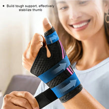 Load image into Gallery viewer, 1PC Tendinitis Thumb Support Brace Compression and Breathable Sports Gaming Wrist Guard Self-adhesive Cloth Fixed