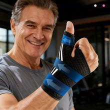 Load image into Gallery viewer, 1PC Tendinitis Thumb Support Brace Compression and Breathable Sports Gaming Wrist Guard Self-adhesive Cloth Fixed