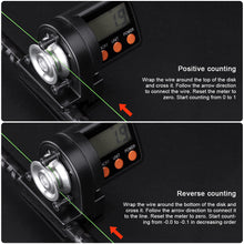 Load image into Gallery viewer, Electronic Fishing Line Length Counter Roller-Type Bidirectional Counting Measurement Device for Spinning Reels Baitcasting Reels Fishing Tackle Accessory