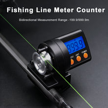 Load image into Gallery viewer, Electronic Fishing Line Length Counter Roller-Type Bidirectional Counting Measurement Device for Spinning Reels Baitcasting Reels Fishing Tackle Accessory