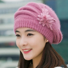 Load image into Gallery viewer, Full Coverage Thick Warm Korean Style Slouchy Hat Women Winter New Soft Skin-Friendly Face-Slimming Versatile Knit Cap