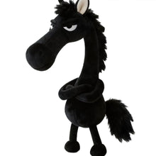 Load image into Gallery viewer, Cute Plush Pony Horse Keychain Creative Dark Horse Mascot Soft Simulation Zodiac Pony Bag Car Pendant Party Gift Room Decoration Accessories