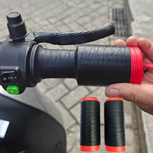 Load image into Gallery viewer, Pair Universal Silicone Handlebar Grips Cover for Scooter & E-Bike Brake Lever Cover Non-Slip Comfortable Grip Weather Resistant Motorcycle Accessory