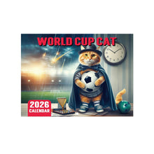 Load image into Gallery viewer, 2026 Calendar Cats with Coffee Chill Cats Illustration Cute Animal Wall Calendar For Cat & Coffee Enthusiasts Hanging Wall 2026 Planner Calendar