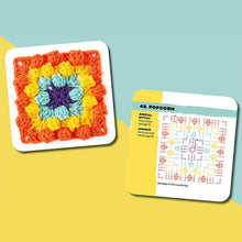 Load image into Gallery viewer, 50 Mix Match Crochet Pattern Cards DIY Knitted Kit For Beginners Reusable Weaving Guide Flower Blanket Stitches Craft Lover Gift