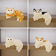 Load image into Gallery viewer, Simulation Mini Cat Cute Plush Cats Children Birthday Gifts Creative Imitation Cat Ornaments Home Decoration Supplies