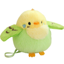 Load image into Gallery viewer, Cartoon Birds Plush Pendant Keychain Simulation Parrot Penguin Bird Nest Kawaii Backpack Standing Shoulder Pet Cute Girl Kids Gifts