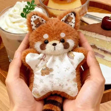 Load image into Gallery viewer, Cartoon Bean Bag Doll Fluffy Soft Decompression Cute Raccoon Plush Toy DIY Material Kit Soothing Towel Pendant Couple Friends Gift