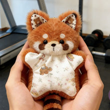 Load image into Gallery viewer, Cartoon Bean Bag Doll Fluffy Soft Decompression Cute Raccoon Plush Toy DIY Material Kit Soothing Towel Pendant Couple Friends Gift
