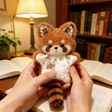 Load image into Gallery viewer, Cartoon Bean Bag Doll Fluffy Soft Decompression Cute Raccoon Plush Toy DIY Material Kit Soothing Towel Pendant Couple Friends Gift