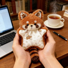 Load image into Gallery viewer, Cartoon Bean Bag Doll Fluffy Soft Decompression Cute Raccoon Plush Toy DIY Material Kit Soothing Towel Pendant Couple Friends Gift