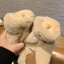 Load image into Gallery viewer, Cute Bear Cat Claw Plush Gloves For Women Girls Students Winter Thickened Velvet Lined Full Finger Skin Friendly Anti Loss Cold Proof Cycling Gloves
