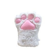 Load image into Gallery viewer, 1Pc Kawaii Cartoon Cat Bear Claw Paw Plush Gloves Women Winter Warm Finger Mittens Lolita Cosplay Costume Gloves