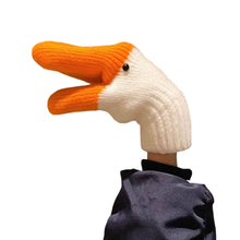 Load image into Gallery viewer, New Creative Funny Knitted Goose Gloves Thickened Double Layer Velvet Lined Windproof Cold Proof Warm Finger Gloves For Autumn Winter