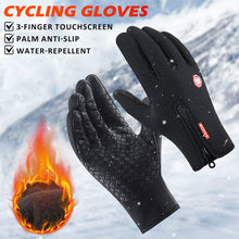 Load image into Gallery viewer, Winter Gloves For Men Women Double Layer Thermal Lined Windproof Waterproof Anti Slip Touchscreen Compatible Sports Cycling Skiing Driving Gloves