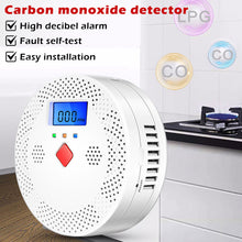 Load image into Gallery viewer, Tuya WiFi Smart Carbon Monoxide Detector CO Monitor 85dB Sound Warning LCD Digital Display Safe Sensor Home Indoor Real-Time Security Protection Alarm