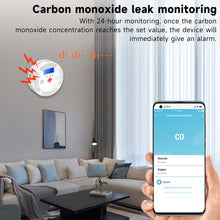 Load image into Gallery viewer, Tuya WiFi Smart Carbon Monoxide Detector CO Monitor 85dB Sound Warning LCD Digital Display Safe Sensor Home Indoor Real-Time Security Protection Alarm