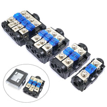 Load image into Gallery viewer, Waterproof Car Audio Power Fuse Holder Box with Fuse Capsule Rubber Cover Fuse Distribution Block for Car Audio Stereo Amplifier