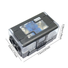 Load image into Gallery viewer, Waterproof Car Audio Power Fuse Holder Box with Fuse Capsule Rubber Cover Fuse Distribution Block for Car Audio Stereo Amplifier