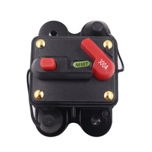 Load image into Gallery viewer, 12V-48V DC Car Fuse Circuit Breaker Auto Reset Car Boat Resettable Fuse 40A 50A 60A 80A 100A 150A 200A 250A 300A for Audio System