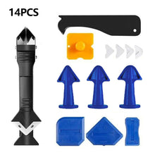 Load image into Gallery viewer, 5 In 1 Silicone Car Window Kitchens Bathrooms Remover Sealant Smooth Scraper Caulk Finisher Grout Kit Tools Floor Mould Removal Hand Tools Set Accessories