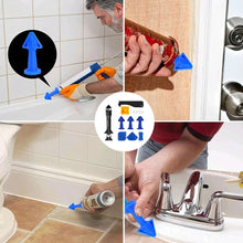 Load image into Gallery viewer, 5 In 1 Silicone Car Window Kitchens Bathrooms Remover Sealant Smooth Scraper Caulk Finisher Grout Kit Tools Floor Mould Removal Hand Tools Set Accessories