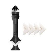 Load image into Gallery viewer, 5Pcs 5-in-1 Caulking Tool Sealant Finishing Tool Caulk Remover & Glass Glue Angle Scraper Silicone for Car Bathrooms Kitchens