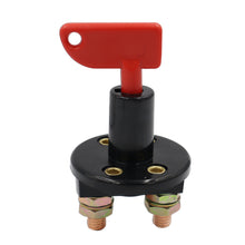 Load image into Gallery viewer, 12V 24V 2Key Cut Off Battery Main Kill Switch Vehicle Car Modify Isolator Disconnector Truck Boat Auto Car Power Switch 300A Red