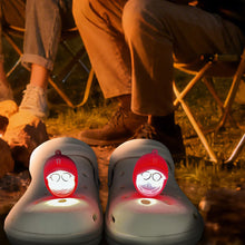 Load image into Gallery viewer, 2Pcs Shoe Headlights Waterproof Shoe Charms Accessories for Crocs Shoes 3 Light Modes for Camping Outdoor Sports Walking Dog Adult Kid Gift