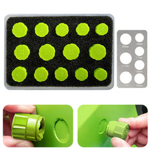 Load image into Gallery viewer, Green Car Radar Sensor Cutting Tool Set Kit Vinyl Wrap Film Reserving Parking Sensor Cutter Circle Cut Out Templat