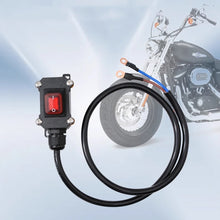 Load image into Gallery viewer, 30/50/100cm Cable 12V/24V Motorcycle Kill Switch Heavy Duty Battery Disconnect Switch Waterproof Power Cut Off
