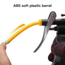 Load image into Gallery viewer, Transparent High Pressure Oil Bottle with Copper Tip Nozzle Drop Resistant Oil Filler Gun Plastic Hose Precision Lubrication Tool