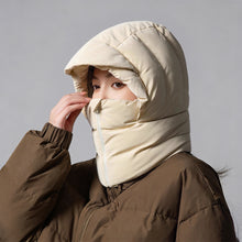 Load image into Gallery viewer, Winter Windproof Trapper Hat Thickened Cotton Ear Protection Headgear with Zipper Design for Outdoor Riding and Skiing