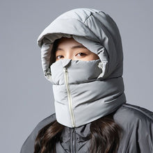 Load image into Gallery viewer, Winter Windproof Trapper Hat Thickened Cotton Ear Protection Headgear with Zipper Design for Outdoor Riding and Skiing