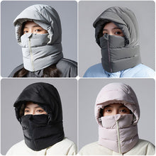 Load image into Gallery viewer, Winter Windproof Trapper Hat Thickened Cotton Ear Protection Headgear with Zipper Design for Outdoor Riding and Skiing