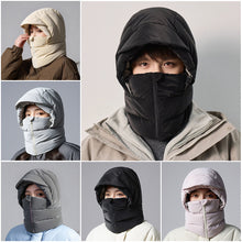 Load image into Gallery viewer, Winter Windproof Trapper Hat Thickened Cotton Ear Protection Headgear with Zipper Design for Outdoor Riding and Skiing