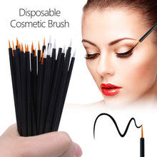Load image into Gallery viewer, 50pcs Disposable Makeup Cosmetic Brush Portable Eyeliner/Lip Liner Brush Makeup Tool Essential Beauty Tools and Accessories