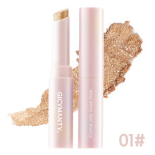 Load image into Gallery viewer, Glitter Eye Shadow Stick Highlighter Shimmery Eye Makeup Stick Long-lasting Pearl Shimmer Eye Makeup Silkworm Pen Liner Face Cosmetics