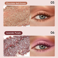 Load image into Gallery viewer, Glitter Eye Shadow Stick Highlighter Shimmery Eye Makeup Stick Long-lasting Pearl Shimmer Eye Makeup Silkworm Pen Liner Face Cosmetics