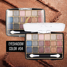 Load image into Gallery viewer, Transparent 18e-color Acrylic Eyeshadow Tray Pearly Eyeshadow Brighten Beauty Eyes Makeup Cosmetics