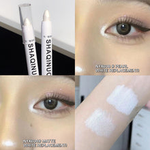 Load image into Gallery viewer, Eye Brightening Pen Highlighter Shimmery Eye Makeup Stick Nose Bridge Contour Long-lasting Pearl Shimmer Doll-like Makeup Silkworm Pen Liner Face Cosmetics