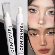 Load image into Gallery viewer, Eye Brightening Pen Highlighter Shimmery Eye Makeup Stick Nose Bridge Contour Long-lasting Pearl Shimmer Doll-like Makeup Silkworm Pen Liner Face Cosmetics