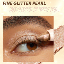 Load image into Gallery viewer, Glitter Eye Shadow Stick Highlighter Shimmery Eye Makeup Stick Long-lasting Pearl Shimmer Eye Makeup Silkworm Pen Liner Face Cosmetics