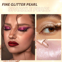 Load image into Gallery viewer, Glitter Eye Shadow Stick Highlighter Shimmery Eye Makeup Stick Long-lasting Pearl Shimmer Eye Makeup Silkworm Pen Liner Face Cosmetics